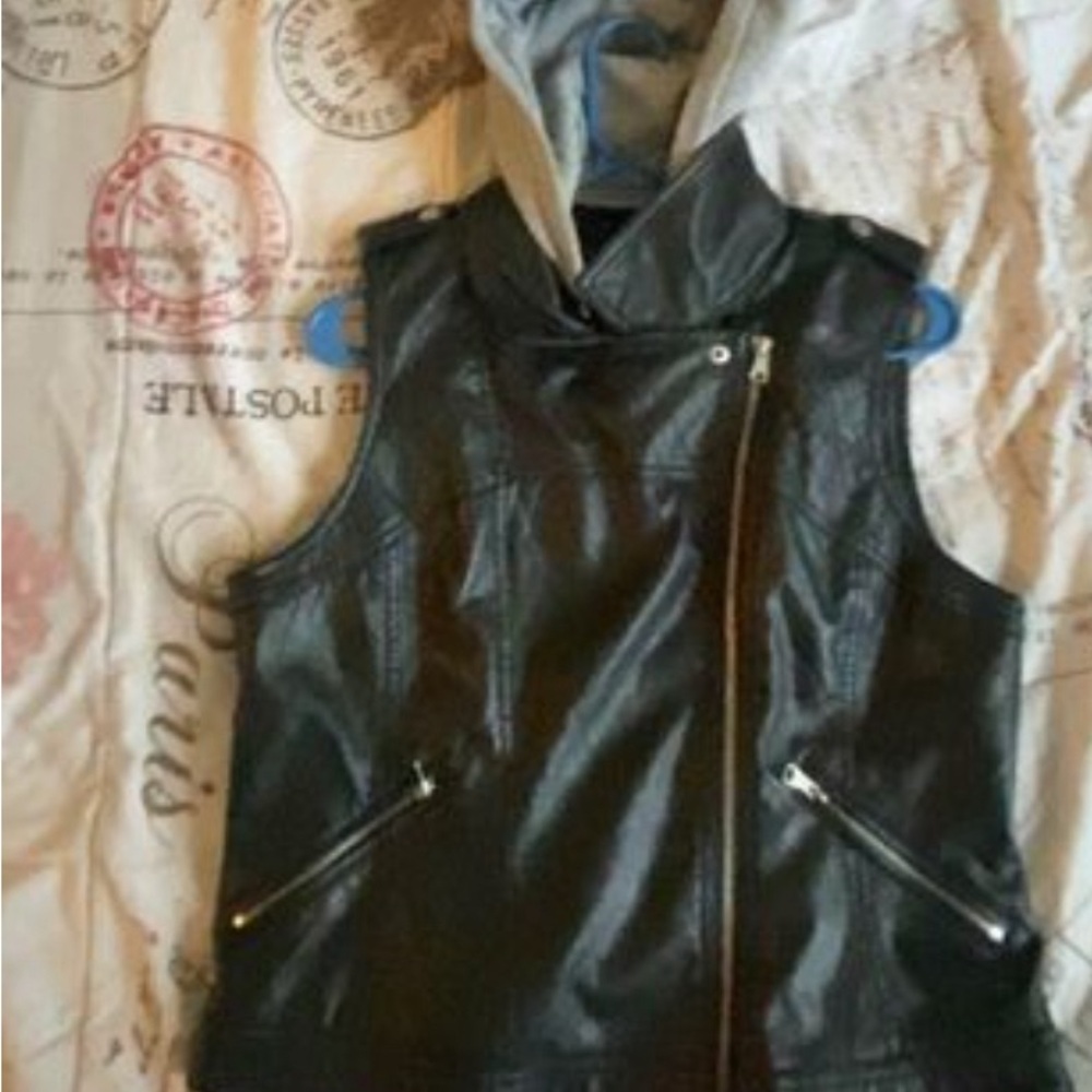 Women Bongo leather vest - XL